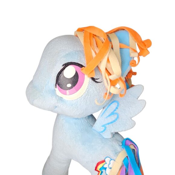 My Little Pony Blue Dash Rainbow Pony Plush Blue Stuffed Animal Plushie 12" - Picture 2 of 9